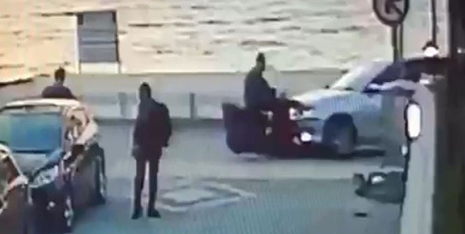 Feci kaza güvenlik kamerasında...