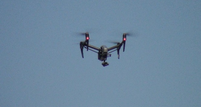 Şehir trafiğine droneli müdahale