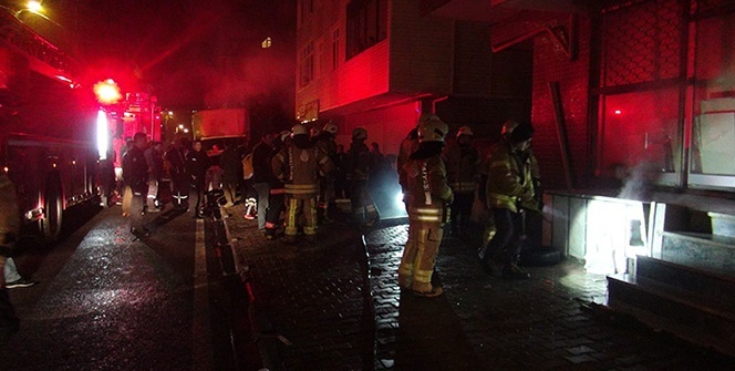 Mobilya atölyesinde korkutan yangın