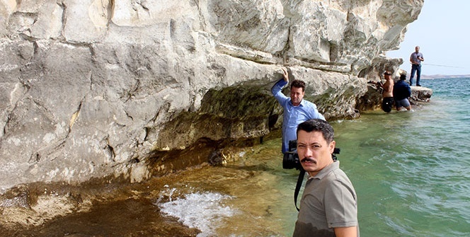 Balıkçılar tesadüfen buldu! Kaç yıllık olduğu bilinmiyor