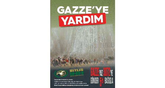 Bitlis İHH’dan Gazze’ye yardım çağrısı