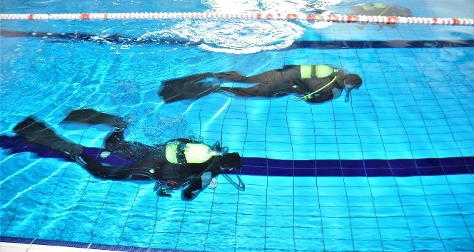 NEÜ’de donanımlı dalış dersleri ile arama kurtarma eğitimleri başladı