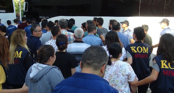Mersin’deki ilaç vurgunu zanlılarından 23’ü tutuklandı