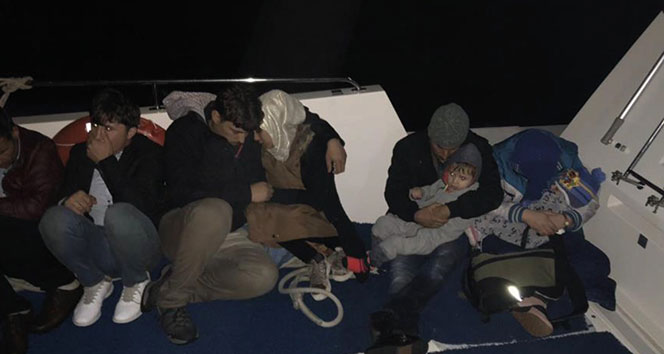 Kuşadası Körfezi ve Didim’de 76 kaçak göçmen yakalandı