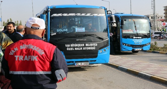 Van Büyükşehir Belediyesinden ‘akıllı kart ve muavin’ denetimi