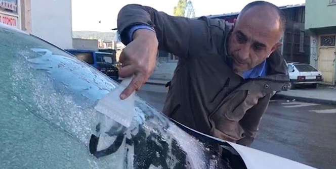 O şehrimizde başladı! Arabasını gören ne yapacağını şaşırdı