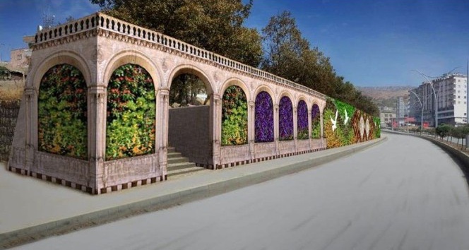 Şırnak Belediyesi “Dikey Bahçe” projesine başladı