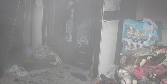 Antakya’da bir ev kundaklandı, ev sahibi eşinden şüphelendi