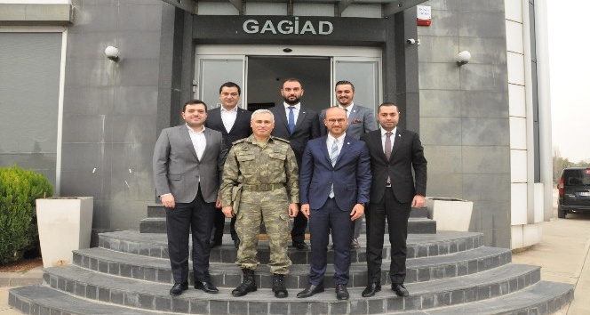 Tuğgeneral Atak’tan GAGİAD Dernek merkezine ziyaret