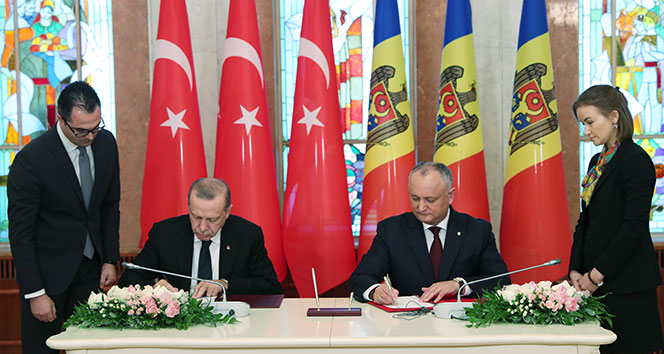 Moldova ile Türkiye arasında Stratejik Ortaklık Açıklaması imzalandı
