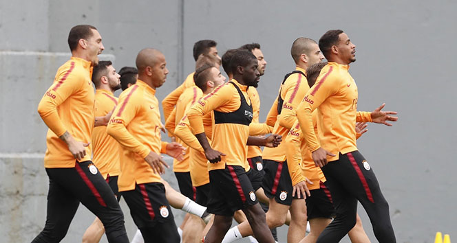 Galatasaray Bursaspor maçı hazırlıklarını sürdürdü...
