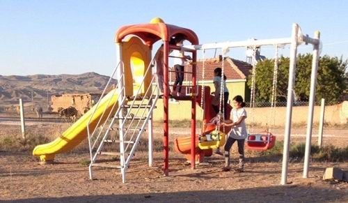 Tatbekirli köyüne Tanap desteği ile çocuk parkı
