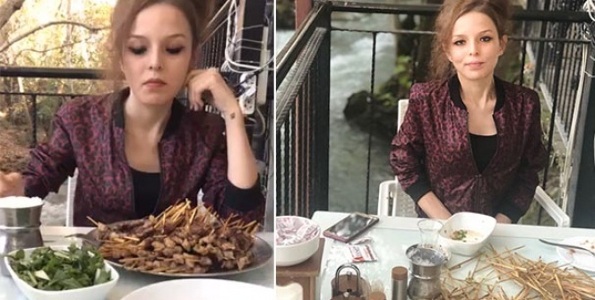 26 dakikada 302 çöp şiş yedi! Herkes şaşkına döndü