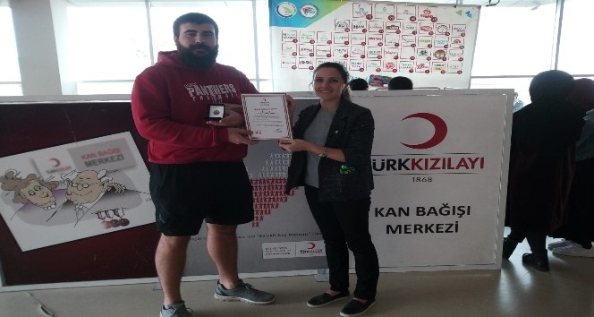Kızılay’dan Düzce Üniversitesi öğrencilerine teşekkür