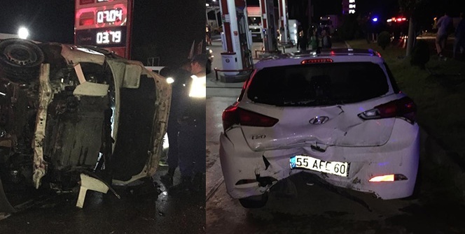 Trabzon'da feci kaza: 1 ölü, 9 yaralı