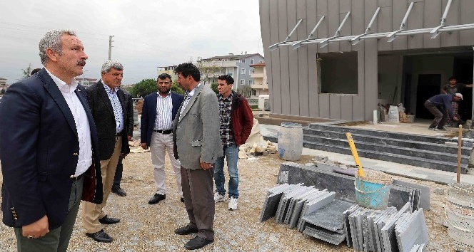 Başkan Karaosmanoğlu’ndan inşaat incelemesi