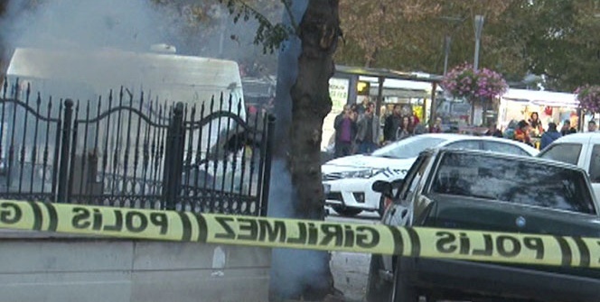 Konya'da korku dolu dakikalar! Fünyeyle patlatıldı