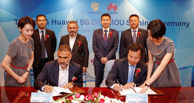 Turkcell ve Huawei 5G’li akıllı şehirler için imza attı