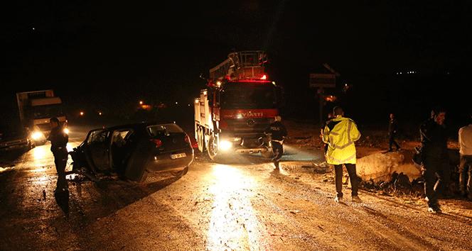 Tunceli’de trafik kazası: 2 yaralı...