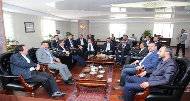 TBMM Üyesi Yaman, Başkan Bedirhanoğlu’nu ziyaret etti