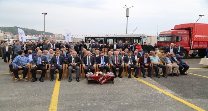 Rize’nin Sahil Otoparkı ve Toplu Taşıma Merkezi açıldı