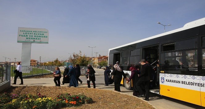 Karaman Belediyesinin şehir gezileri sürüyor
