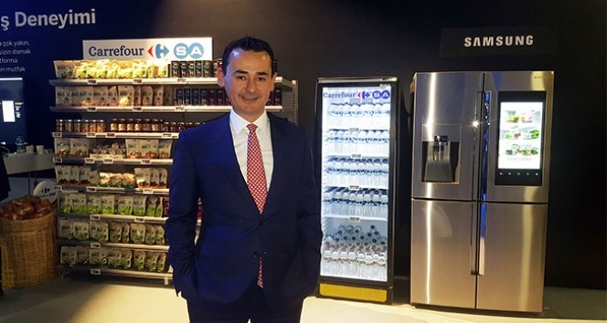 Dijital ekranla marketler buzdolabına taşınıyor