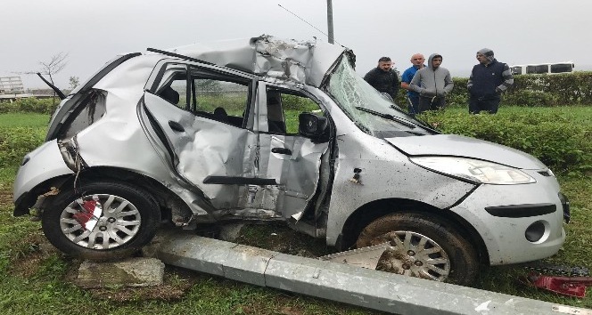 Rize’de trafik kazası: 1 ölü