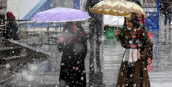 Doğu'ya kış erken geldi! Her yer beyaza büründü