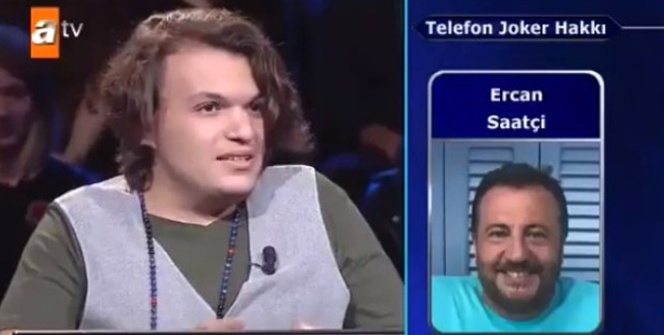 Kim Milyoner Olmak İster'de Ercan Saatçi kendisine güvenen yarışmacının başını yaktı
