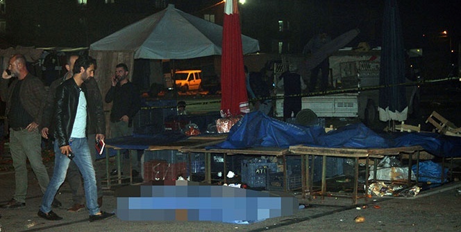 Pazarda çorapçı cinayeti