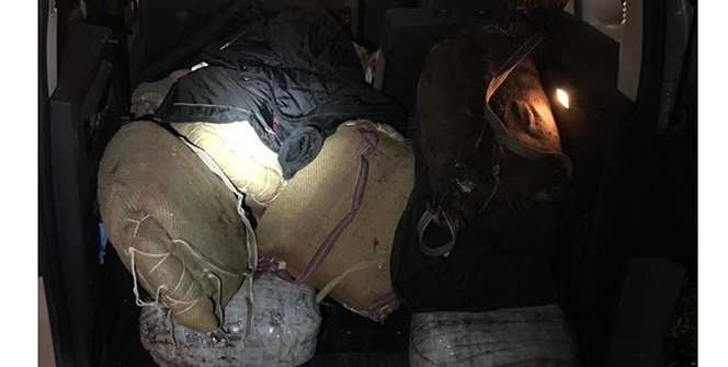 Mardin'de bomba yüklü araç yakalandı!