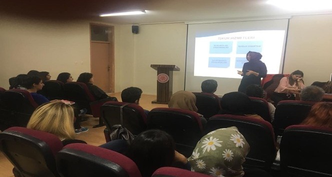 İŞKUR’dan üniversite öğrencilerine seminer