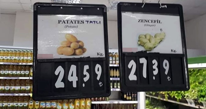KKTC’de bir kilo patates 25 lira