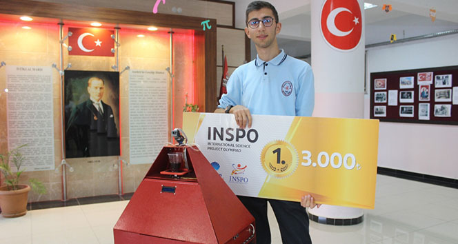 Türk öğrencinin robotu 386 proje arasında birinci oldu