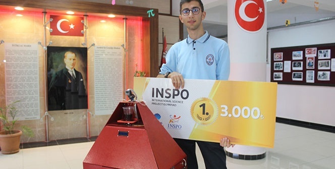Türk öğrencinin robotu 386 proje arasında birinci oldu