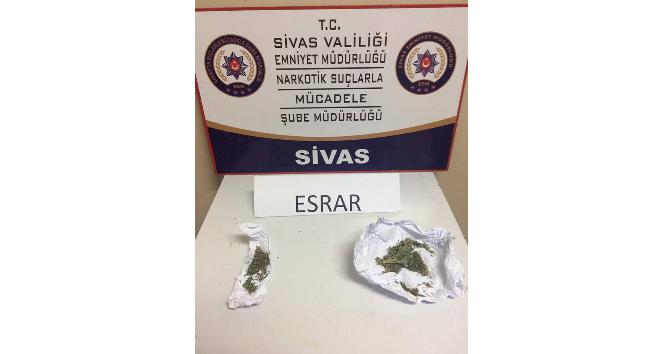 Sivas’ta narkotik sokak operasyonları