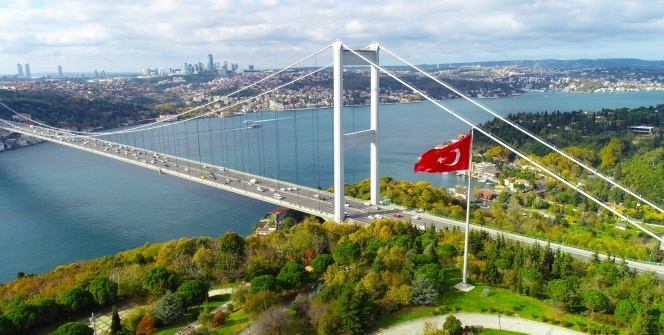 İstanbul'da mest eden sonbahar manzarası