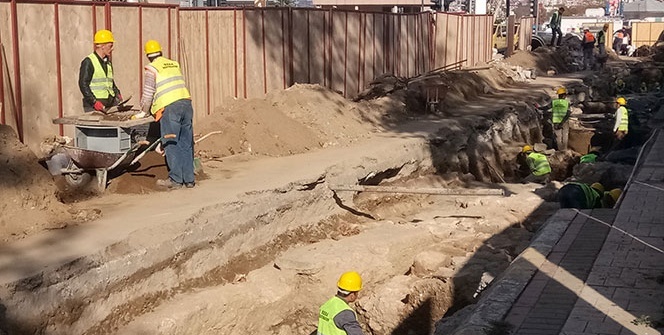 İstanbul'da müthiş keşif! Asfaltın hemen altında...