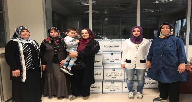 Osmaniye’de fenilketonüri hastalarına glutensiz gıda yardımı