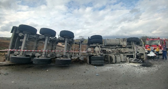 Hadımköy’de hafriyat kamyonu kazası: 1 ölü