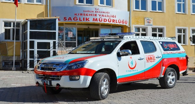 Sağlık Bakanlığından Kırşehir UMKE’ye tam donanımlı ambulans