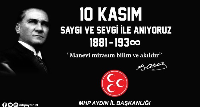 MHP’li Pehlivan; “Atatürk istiklal ve istikbal demektir”
