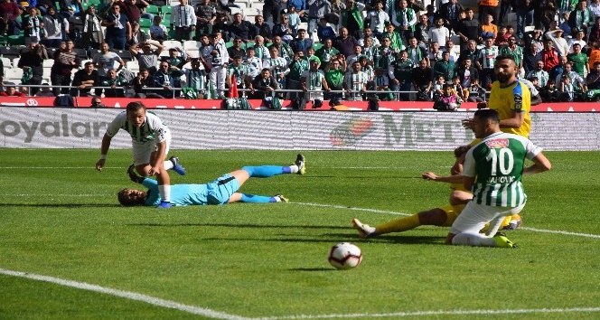 Spor Toto Süper Lig: Atiker Konyaspor: 0 - MKE Ankaragücü: 0 (İlk yarı)