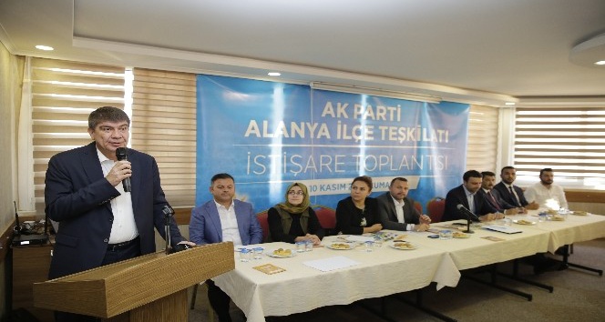 Türel, AK Parti Alanya İstişare Toplantısına katıldı