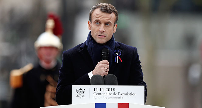 Fransa Cumhurbaşkanı Macron’dan tarihi barış konuşması