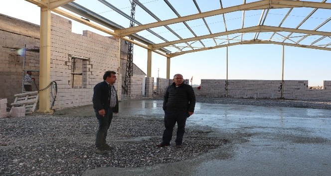 Uçhisar Belediyesi, kademe binasının inşaatı devam ediyor