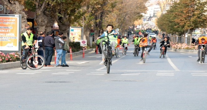 Kırşehir’de bisiklete binme etkinliği