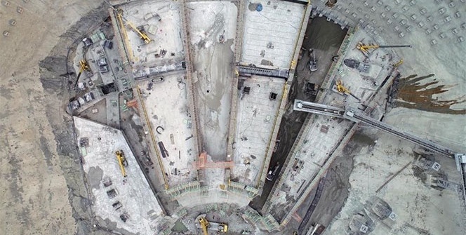 Türkiye’nin en yüksek barajının inşaatı sürüyor