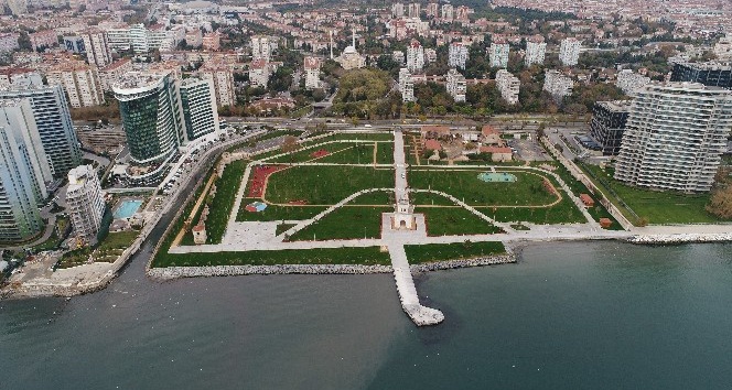 (Özel) Baruthane Millet Bahçesi’nin açılış öncesi son hali havadan görüntülendi